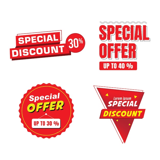 Vector promo discount sale vector design