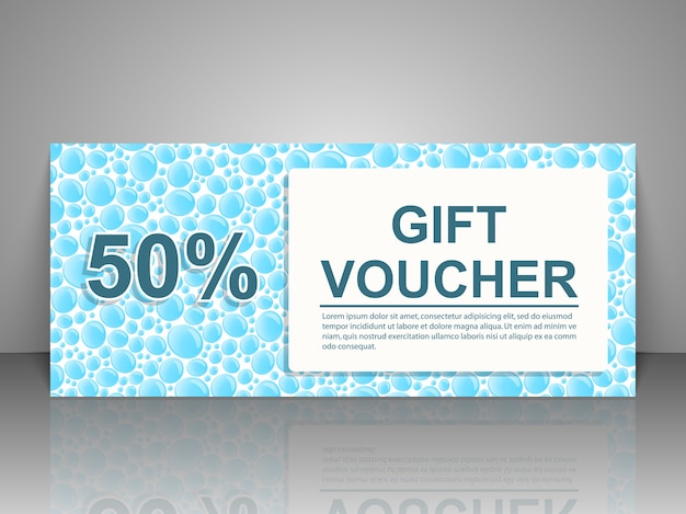 Promo gift voucher template