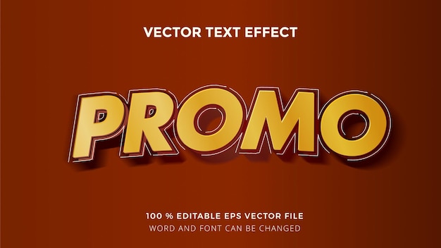 promo teksteffect