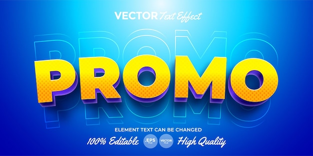 Promo Text Effect