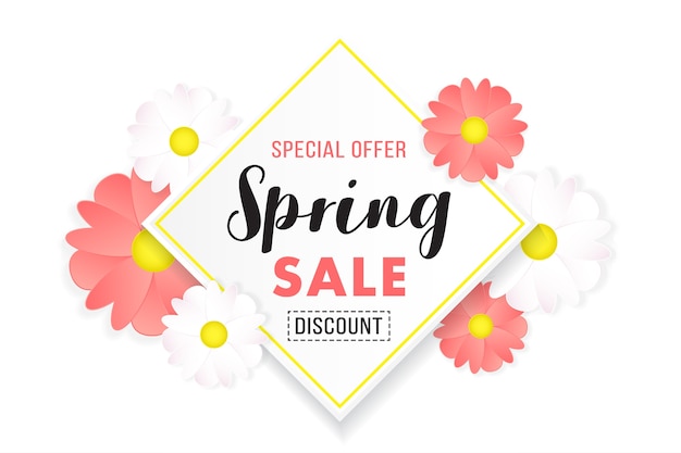 Promotion Background Poster Banner Spring Sale