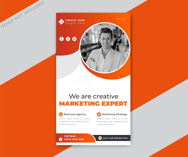 Promotion corporate business social media instagram story post template