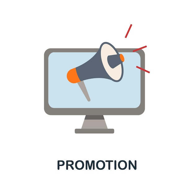 Promotion icon simple element from branding collection creative promotion icon for web design templates infographics and more