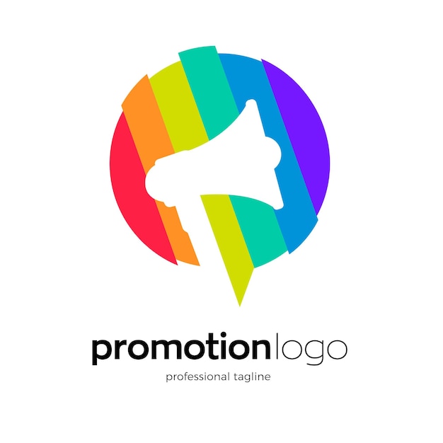 Modello di logo di promozione