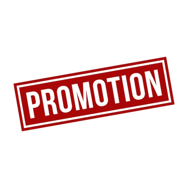 Vector promotion stamppromotion square sign