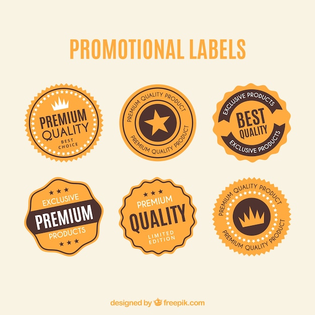 Promotional dirty labels