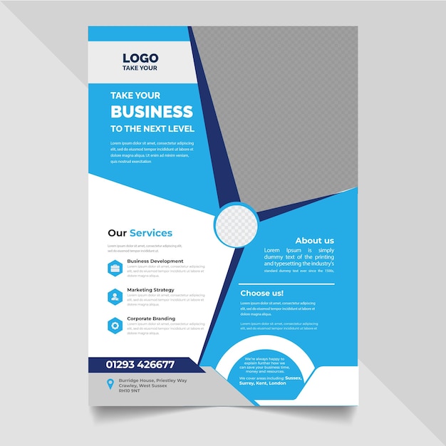 Promotional Flyer for Business Services