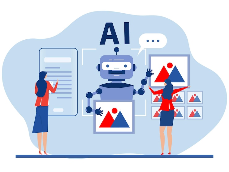 Vector prompt engineering of using artificial intelligence and photo processing