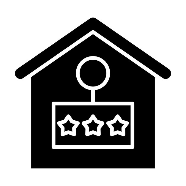 Property Feedback Glyph Solid Black Illustration