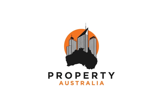 Property logo design australia icon real estate skyscraper building design simple minimalist