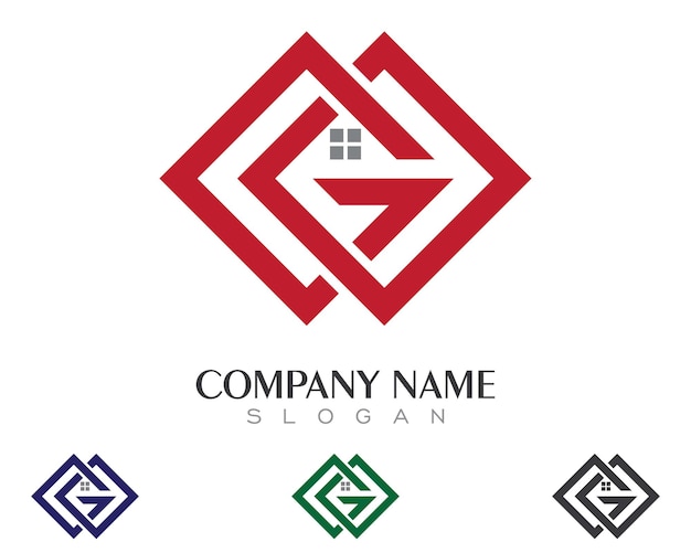 Vector property logo template