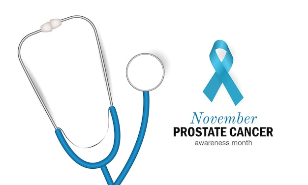 Prostate cancer awareness month illustration