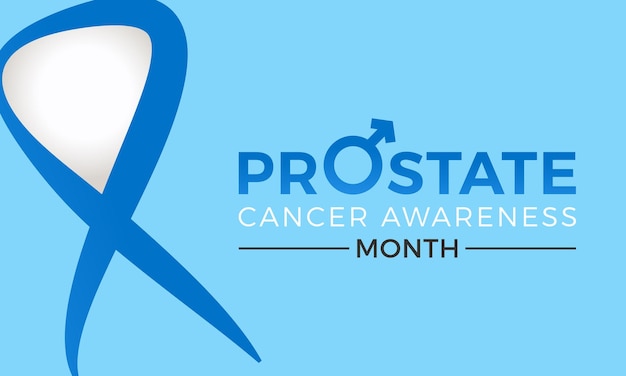 Vector prostate cancer awareness month prostate cancer awareness month is observed every year during september vector template for banner greeting card poster with background vector illustration