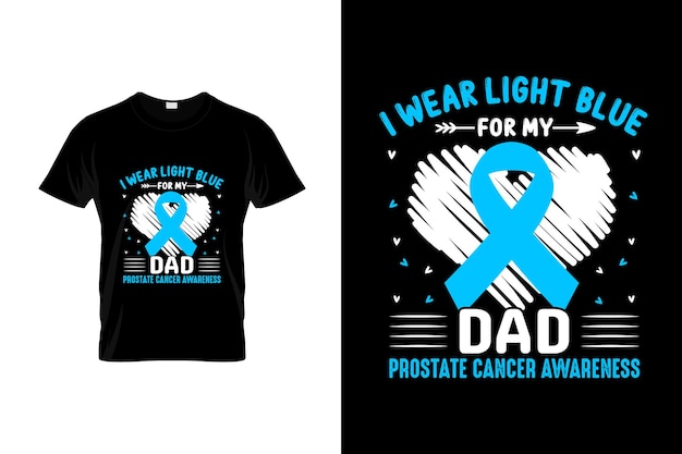 前立腺がんのTシャツデザインまたは前立腺がんのポスターデザイン前立腺がんの引用前立腺