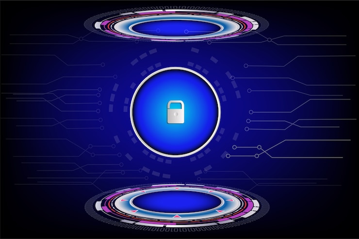 Vector protection or digital security concept