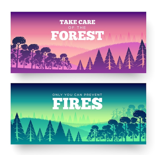 Protection of forests against fire day. take care of the forest illustration poster.