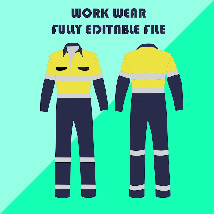Vector 保護工場メンズ建設作業服制服