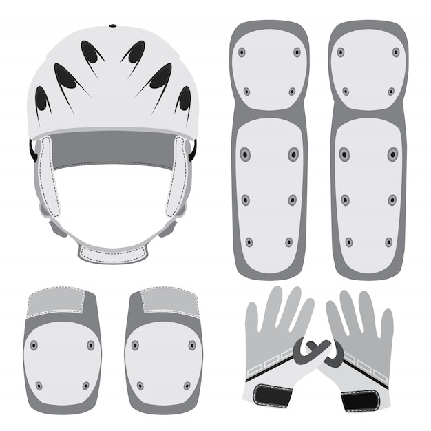 Protective gear for skateboarding, roller skating or bike