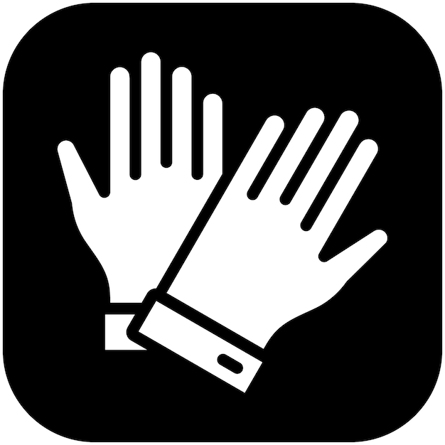 Protective Gloves vector icoon illustratie van Home Improvements icoonset