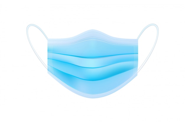 Protective medical mask with ear strap cover mouth and nose, preventing dust, odor and various germs