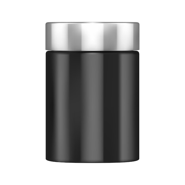 protein bottle mockup supplement powder jar blank sport packaging cylinder nutrition can