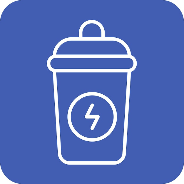 Protein Shake vector icon Can be used for Gym iconset