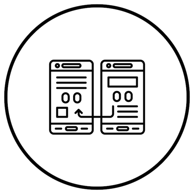 Prototype icoon vector afbeelding Kan worden gebruikt voor Mobile App Development