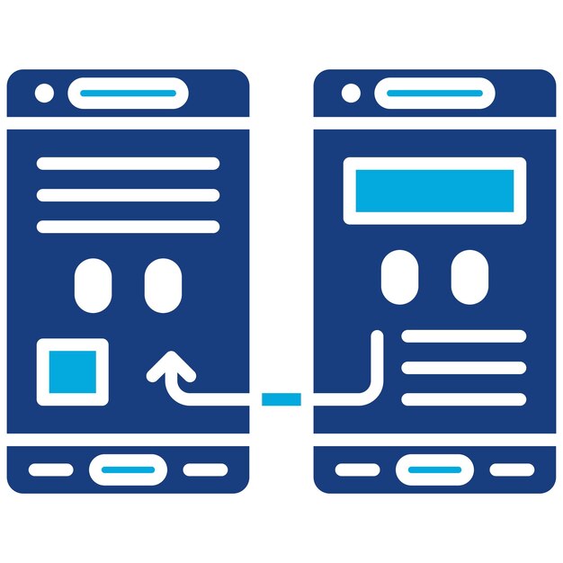 Prototype icoon vector afbeelding Kan worden gebruikt voor Mobile App Development