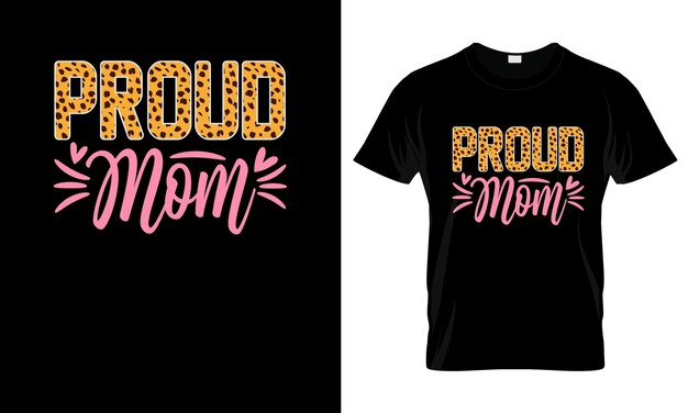 Vector proud autism mom colorful graphic tshirt mothers day tshirt design