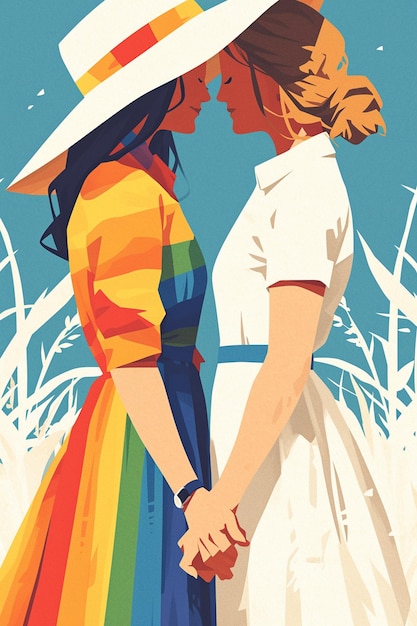 Vector proud to be lesbian poster