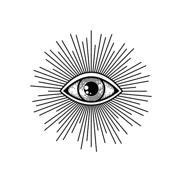 Providence seeing eye witchcraft magic symbol