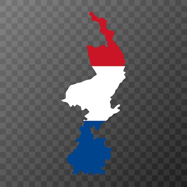 Provincie Limburg van Nederland Vector illustratie