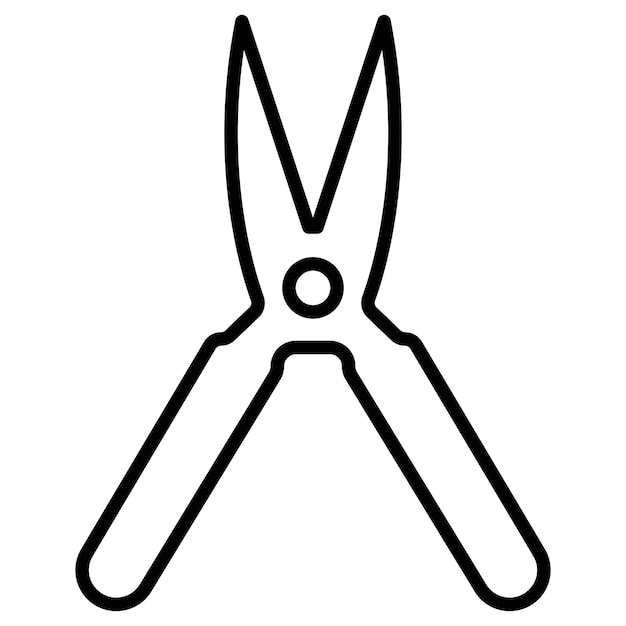 Vector pruner vector illustration