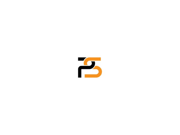 Vector ps logo design