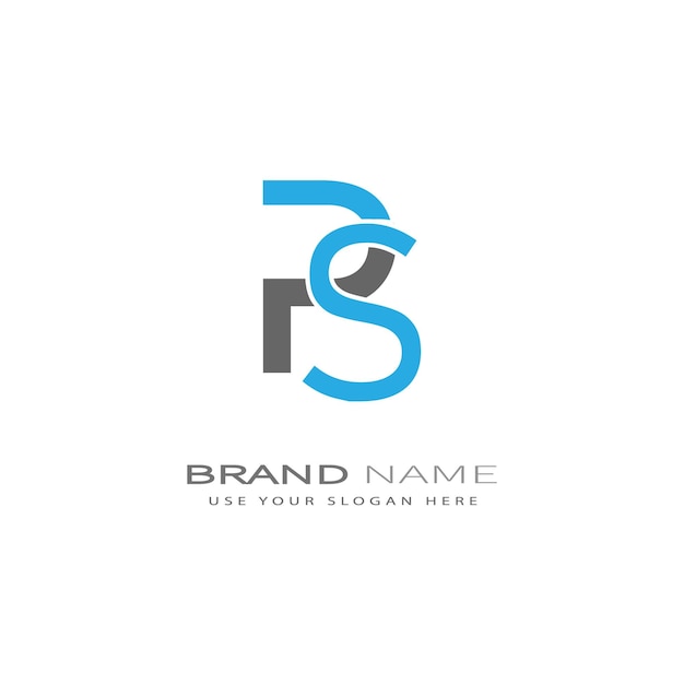 ps269 letter ps logo design