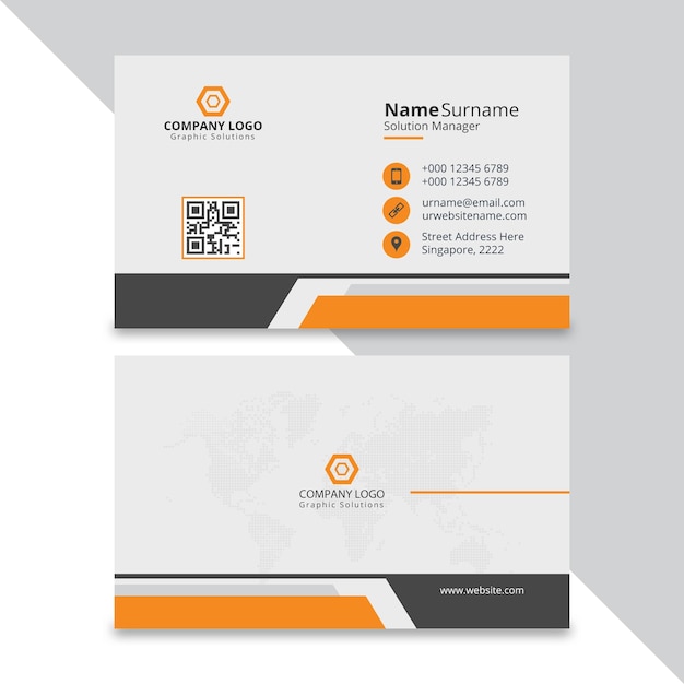 PSD business card