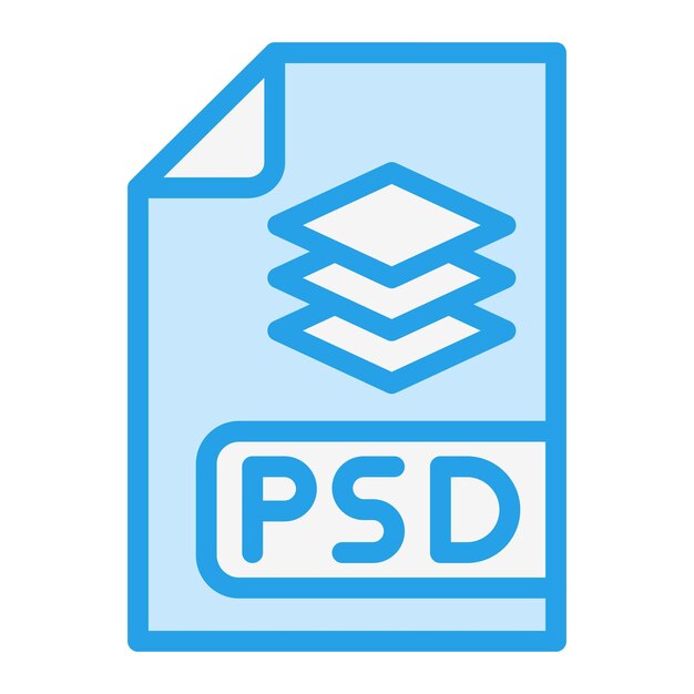 psd 파일 터 아이콘 디자인 일러스트레이션