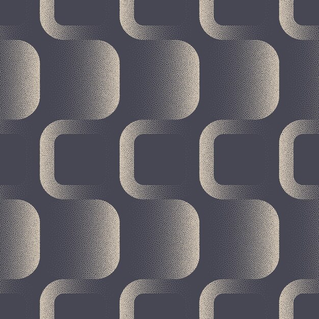 Psychedelic 50s 60s 70s Fashionable Seamless Pattern Vector Abstract Background