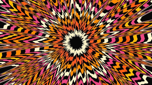 Psychedelic background and 70s art work in groovy combination looks amazing free download