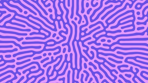 Psychedelic Frantic Radial Pattern Vector Violet Purple Abstract Background