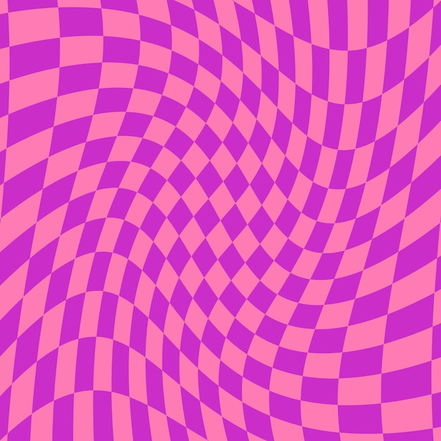 Psychedelic geometric pattern with squares