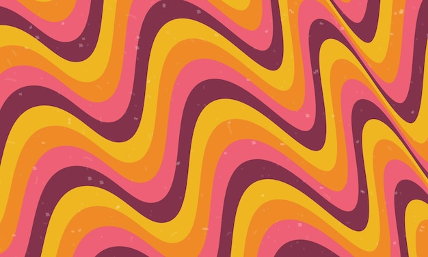 Vector psychedelic groovy background. vector illustration.