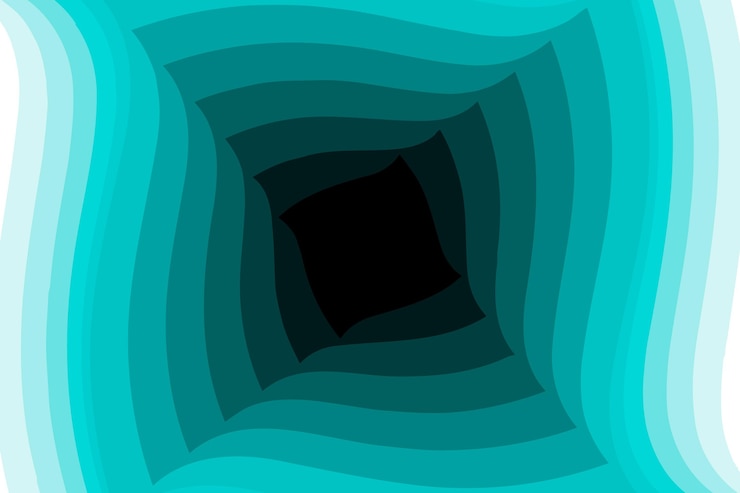 Vector psychedelic optical illusion background