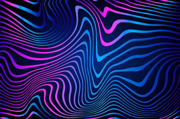 Psychedelic Optical Illusion Background