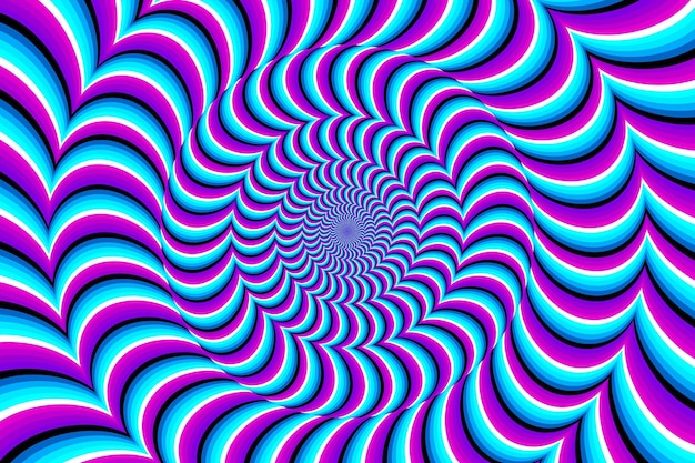 Psychedelic optical illusion