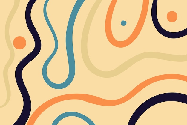 ベクトル サイケデリックな ⁇ 巻きグルービーツイスト 歪んだテクスチャー レトロ波の壁紙 液体のグルービー背景