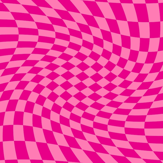 Psychedelisch geometrisch patroon met vierkanten