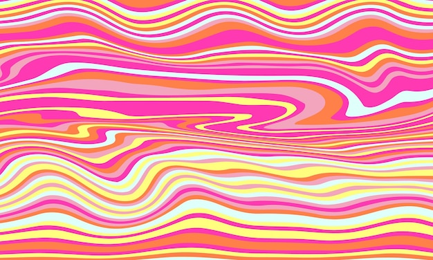 Psychedelische groovy achtergrond. Kleurrijke abstracte achtergrond. vector illustratie