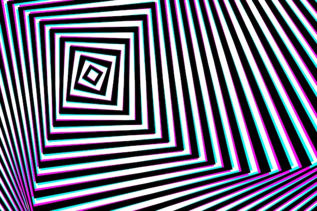 Vector psychedelische optische illusieachtergrond