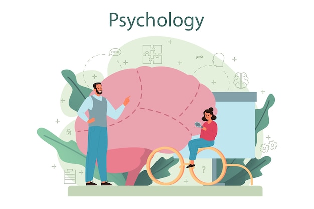 Psychology concept illustration